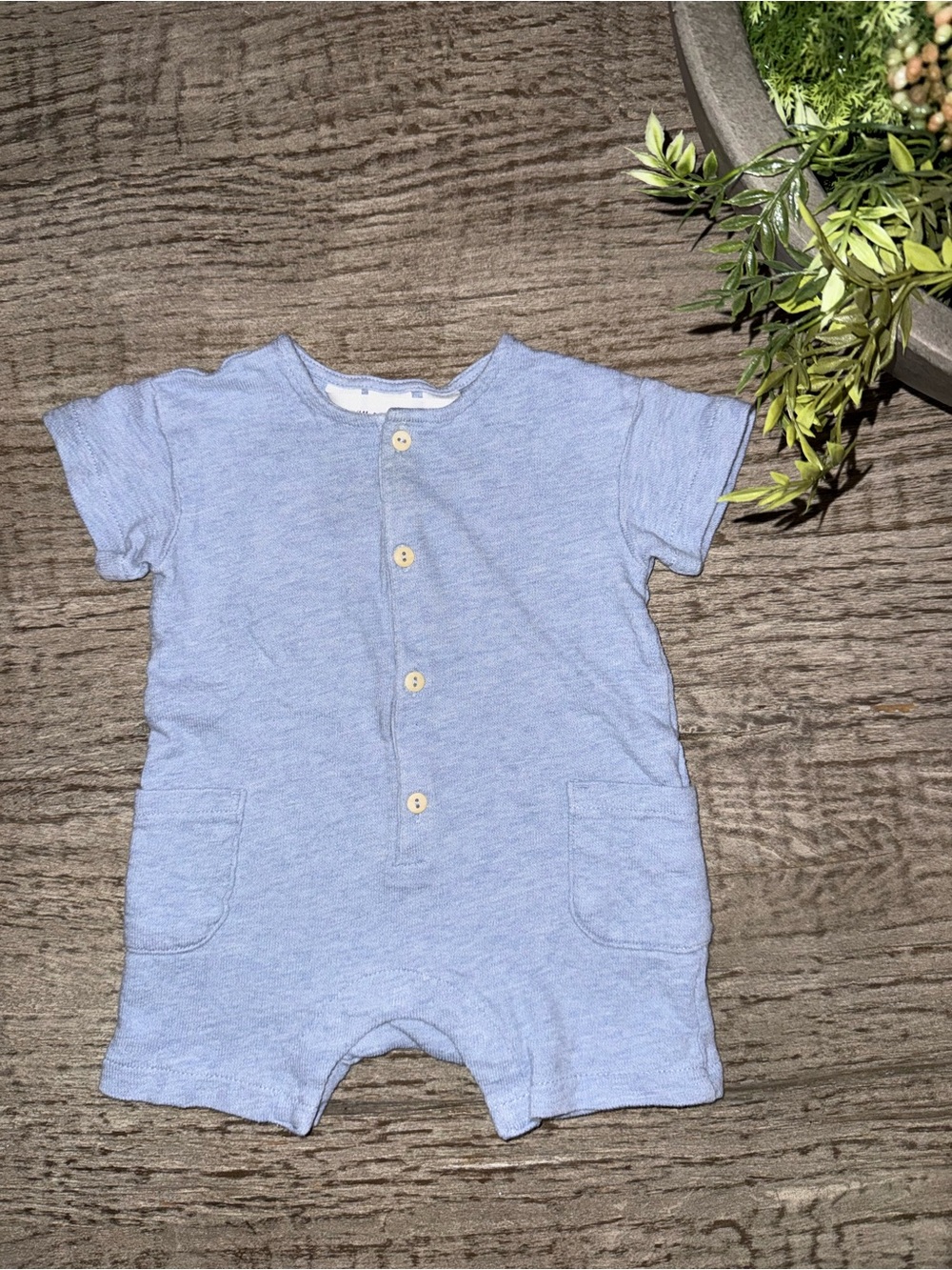 H&M Adorables blue onesie outfit size 3 months